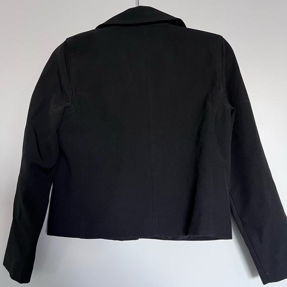 Moto Zip up black jacket by LOFT - Picture 3 of 4